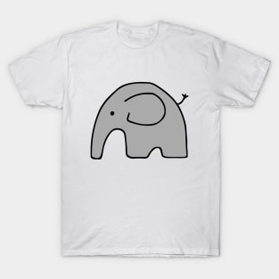 Grey Baby Elephant T-Shirt